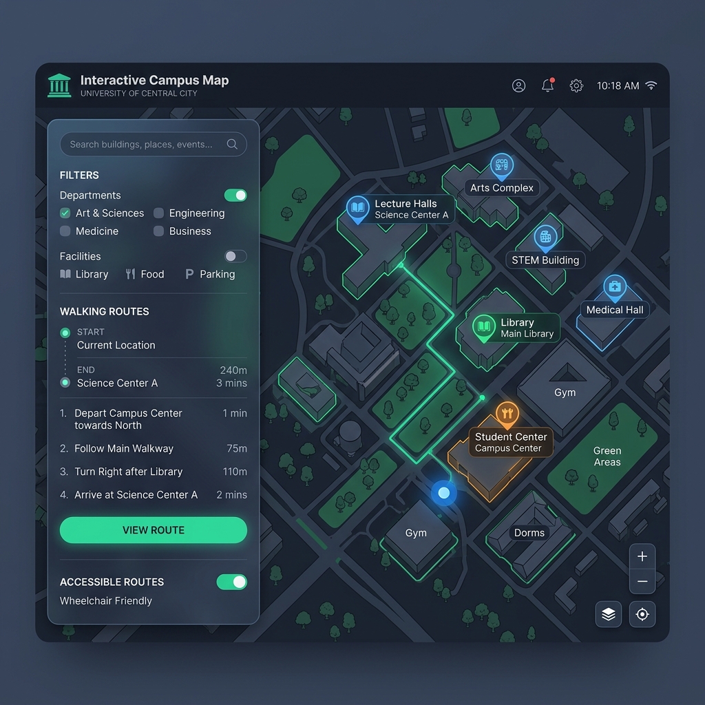 Interactive Campus Map